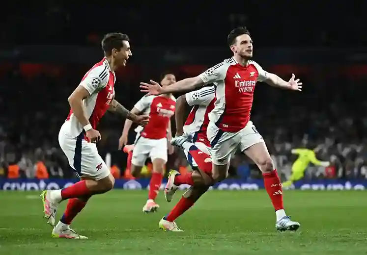 رايس يختير كلاعب الأسبوع في دوري الأبطال