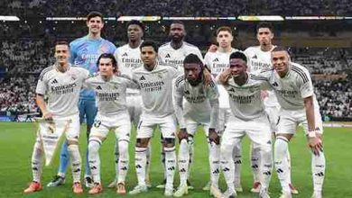 تشكيلة ريال مدريد لمواجهة آرسنال في دوري أبطال أوروبا